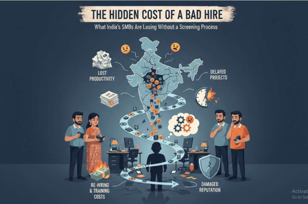 The Hidden Cost of a Bad Hire What India's SMBs Are Losing Without a Screening Process